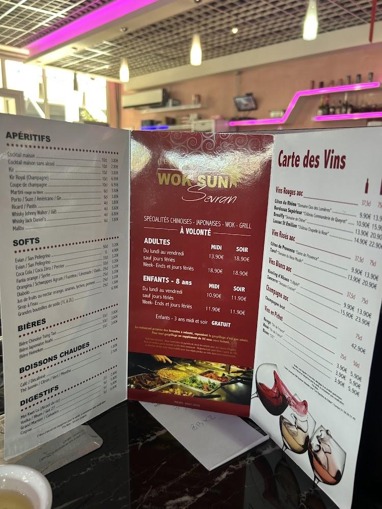 WOK SUN SEVRAN - Buffet à volonté - Menu Image 4